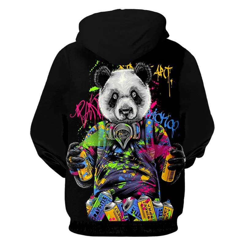 OGKB Mænd ' s Nye, Cool Hættetrøje 3D-Print Kreative Panda Tøj Mænd, Spandex Top Streetwear Hoodie Dropshipping