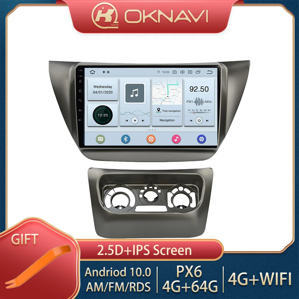 OKNAVI Nr 2 Din Android 9.0 Bil Radio Til Mitsubishi Lancer IX 2006-2010-Afspiller Bluetooth Bil Accessaries Støtte Kamera DVR OBD