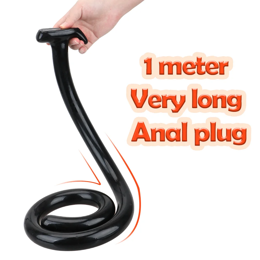 OLO 1M Super Lang Anal Plug Anus Onanist G-Spot Stimulation Dildo Prostata Massager Butt Plug Silikone Dilator