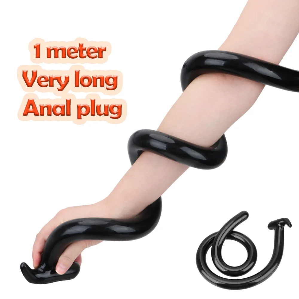 OLO 1M Super Lang Anal Plug Anus Onanist G-Spot Stimulation Dildo Prostata Massager Butt Plug Silikone Dilator