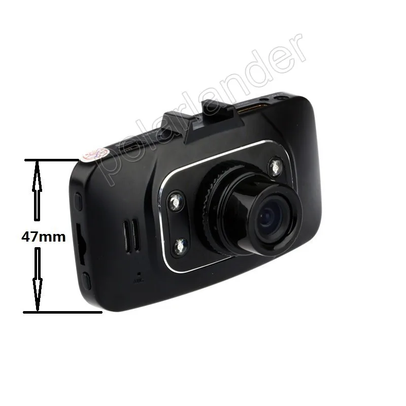 Original GS8000L HD1080P 2.7-tommer TFT LCD-skærm Bil DVR auto Køretøj Kamera, videooptager Dash Cam G-sensor gratis fragt