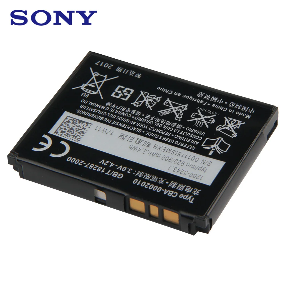 Original Udskiftning Mobiltelefon Batteri BST-39 For Sony W380c W508 W910 R300 W20 W908 W910i T707 Genopladeligt Batteri 920mAh