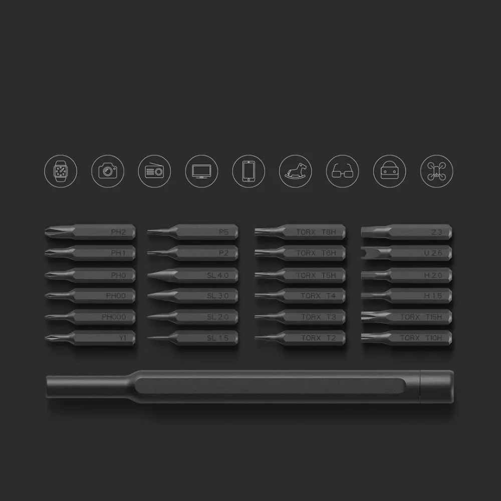 Original Xiaomi Mijia Wiha 24 In1 Skruetrækker Kit Magnetiske Reparation Værktøjer Alluminum Max Skrue Driver Kits Til Mijia Smart Home Sæt