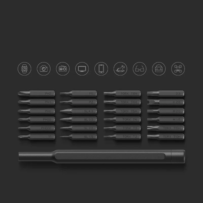 Original Xiaomi Wiha Skruetrækker Sæt 24 Præcision Magnetiske Bits Alluminum Max DIY skruetrækker Sæt Værktøj Daglig Brug For Intelligente hjem