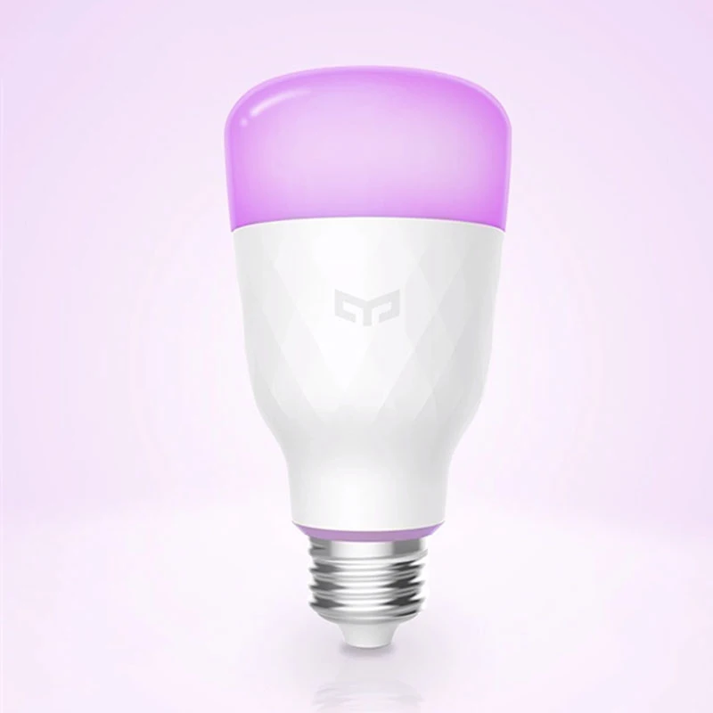 Original Yeelight Smart LED-Pære, Farverige og Hvid 800 Lumen E27 10W Smart Pære Til Mi Hjem App (opdateret Version)