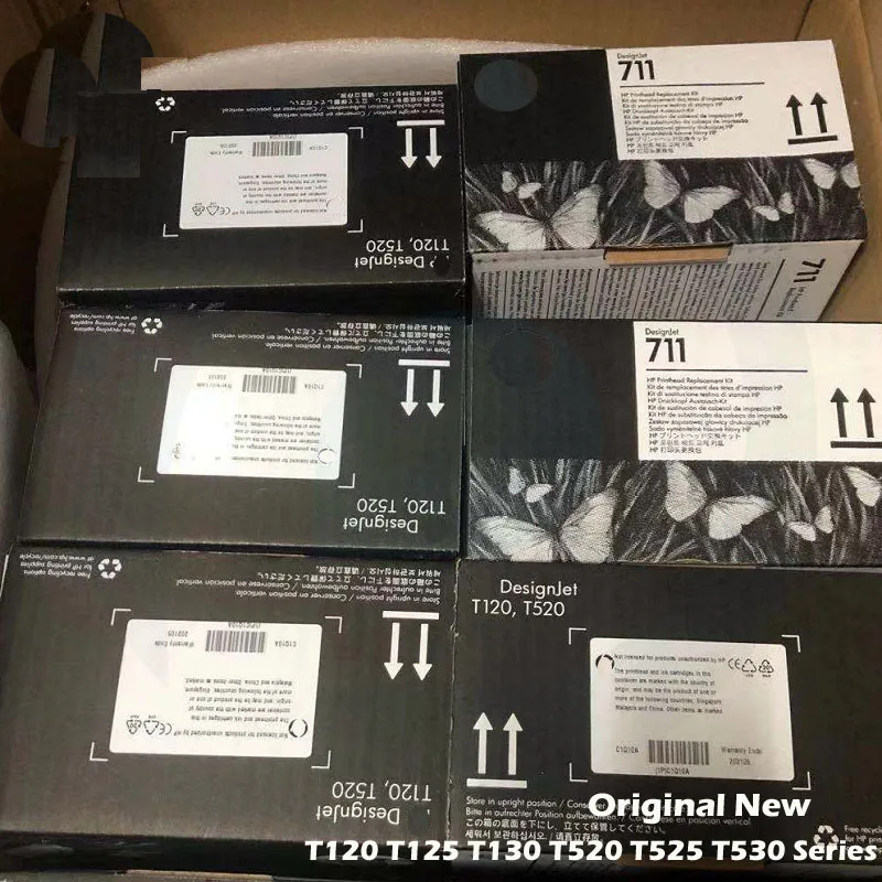 Originale Nye HP C1Q10A Printhoved Printer hoved Til HP 711 T120 HP120 T520 HP520 HP525 HP530 T530 T125 T130 T525 Serie Print hoved