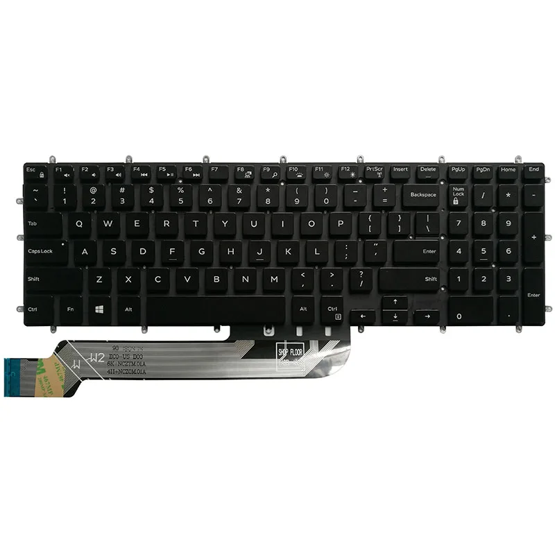 OS Nye Tastatur til Dell Inspiron PK131Q02B00 NSK-EC0BC 01 9Z.NCZLD.A01 03NVJK laptop tastatur sort