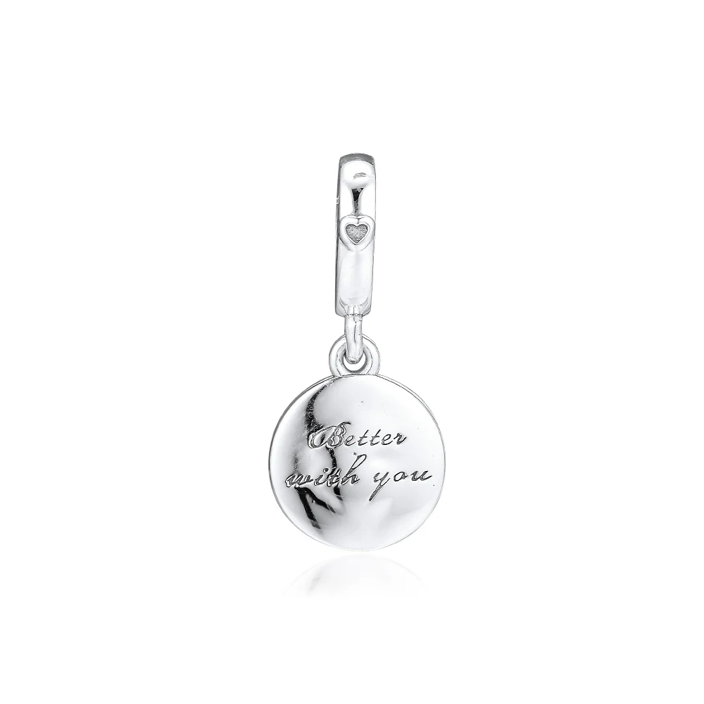 Passer til Pandora Armbånd Perfekt Pals Heart Charm i 925 Oprindelige Sterling Sølv Perler til Kvinder Smykker at Gøre kralen berloques
