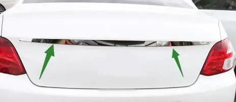 Passer Til Peugeot 301 2012-2016 2017 Chrome Bag Bagagerum Bagklap Døråbningshåndtag Dække Baglågen Lampe Trim Pynt Styling