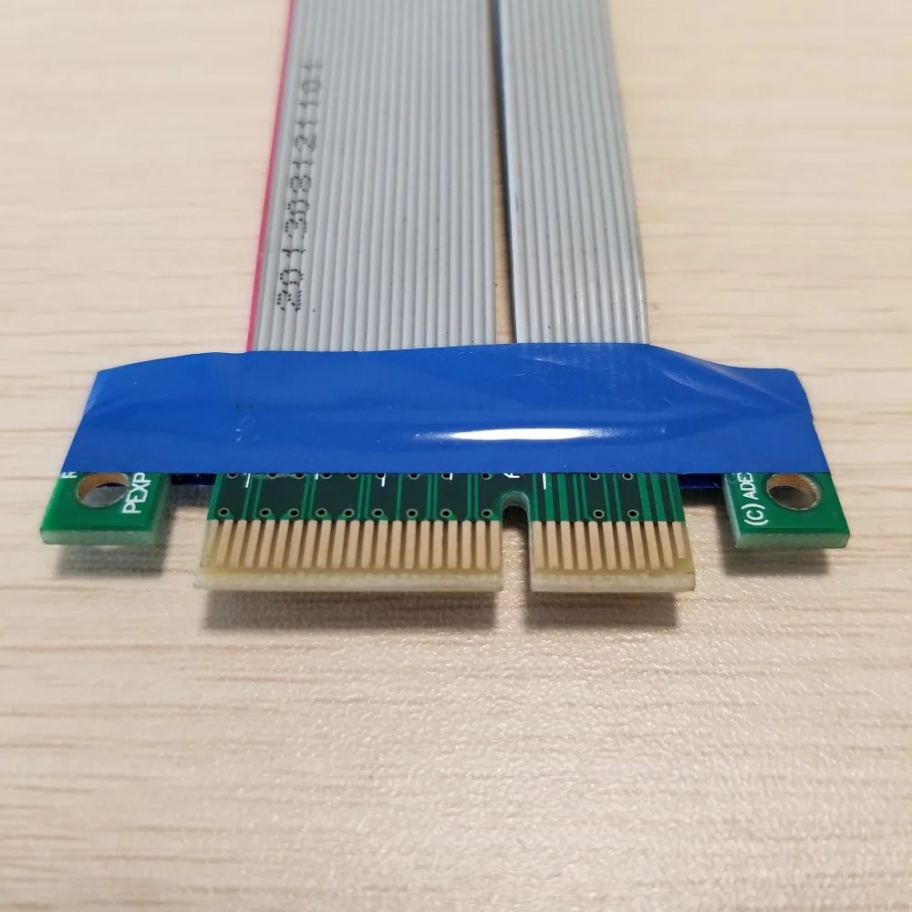 PCI-E PCI Expres x4 Flex Riser Card Extender-Extension Kabel-15cm for 1U 2U
