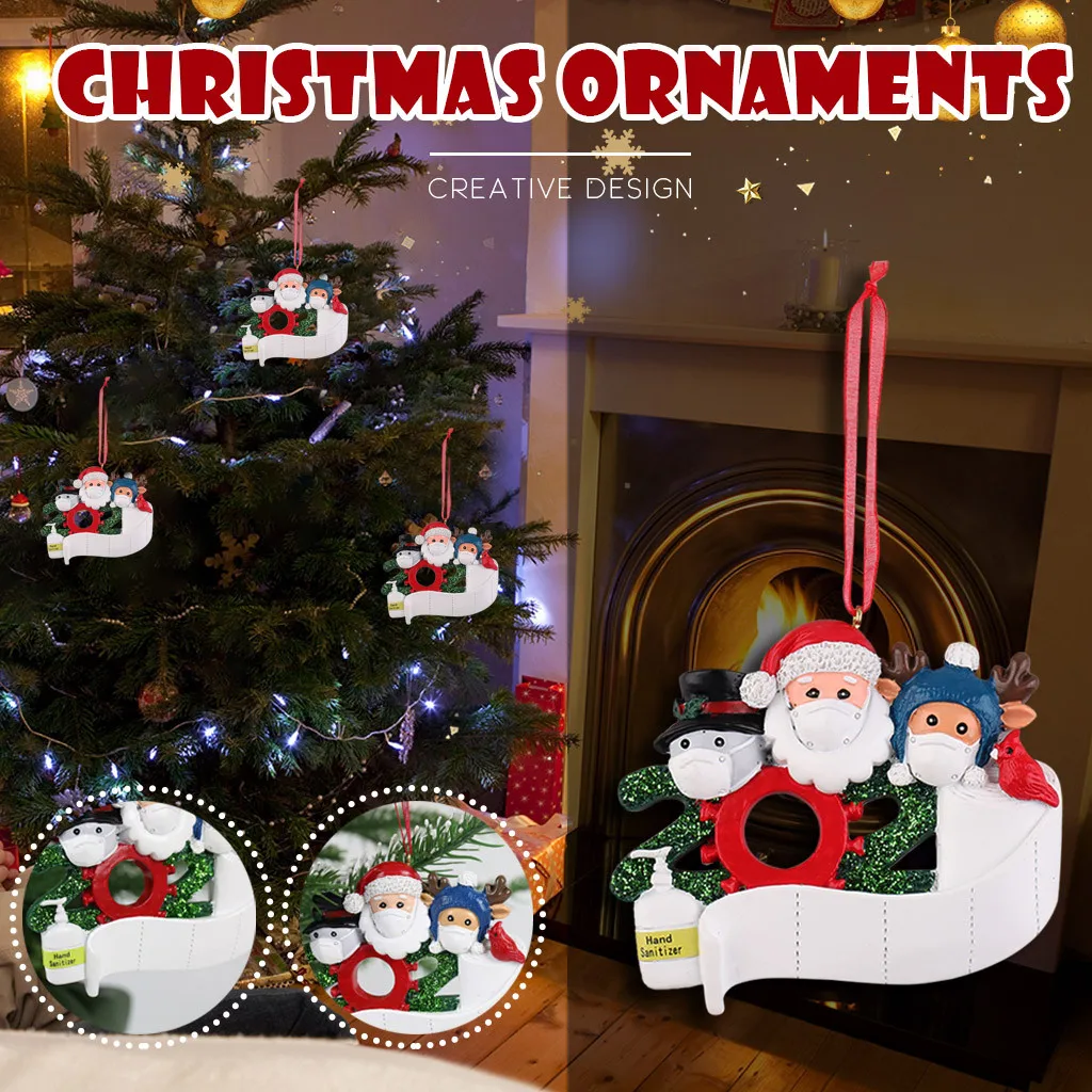 Personlig Overlevede Familie Af Ornament 2020 Jul Juledekorationer