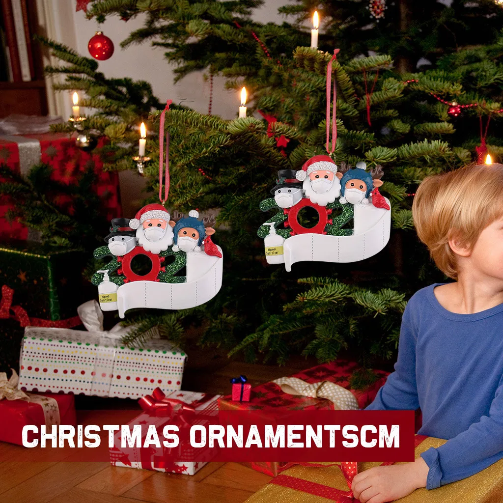 Personlig Overlevede Familie Af Ornament 2020 Jul Juledekorationer