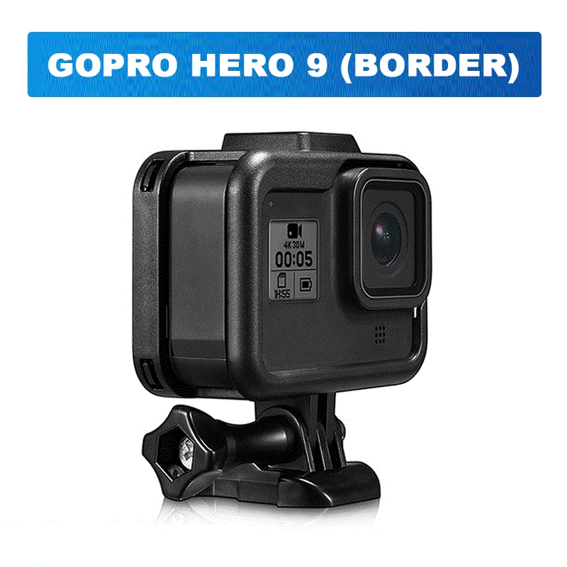 Plast Ramme Boliger Tilfælde Beskyttende Shell Bærbare Opladning Kamera Med 1/4 Skrue Til GoPro Hero 9 Sport Kamera Tilbehør