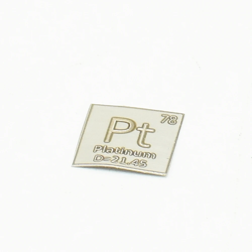 Platin, Palladium, Guld, Sølv Metal Sheet 99.99% Høj Renhed Pd Pt Au Ag Skåret Flager Periodiske Tabel Element 10*10*0.1 mm