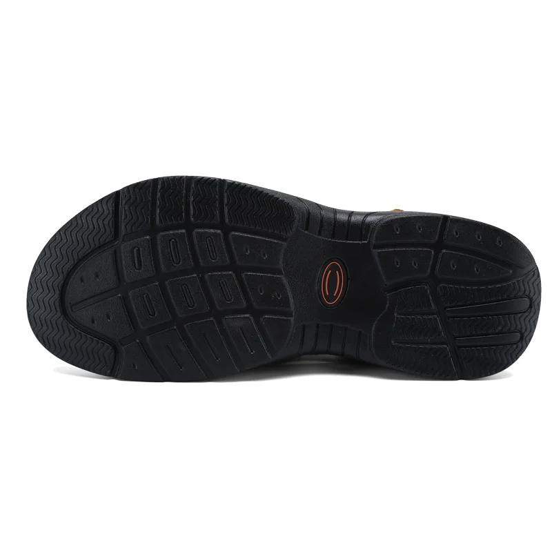 POLALI Amerikansk Lavet af Høj Kvalitet, Mænd Sandaler i Ægte Læder England Style Mand Sandaler Ko Læder Sandaler X1376 35