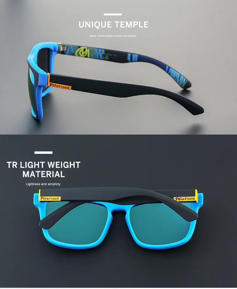 Polariserede solbriller til mænd, kvinder klassiske solbriller mænd kørsel Sport mode briller for at man Designer Oculos UV400 731