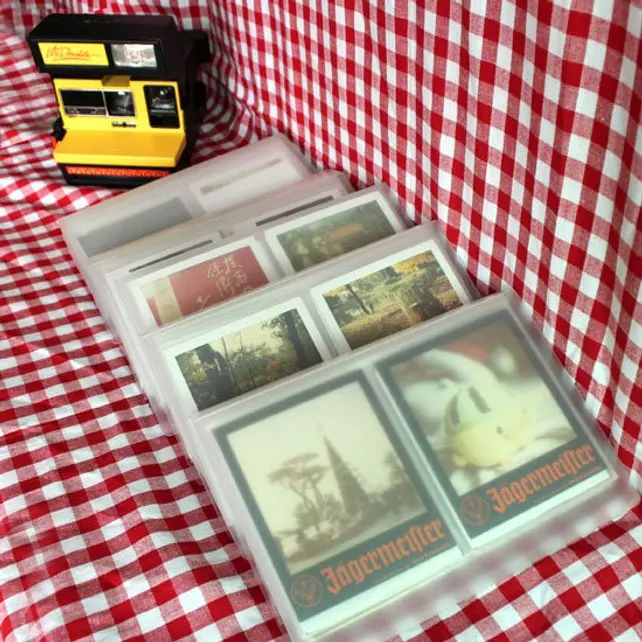 Polaroid Foto Album/ Film Holder Gennemskinnelige for Polaroid FP-100c Fujfilm Instax Bred Polaroid 600 Film af PX70 PX680 PX600 PX