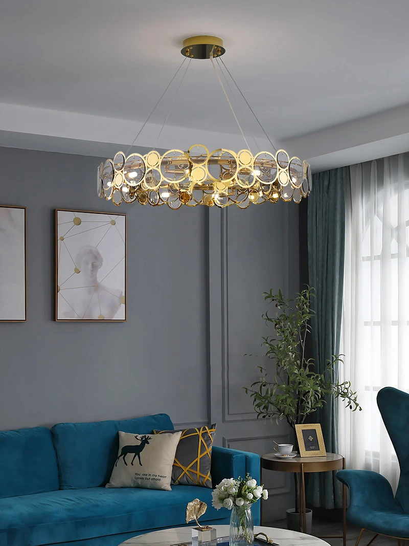 Postmoderne Luksus LED Lysekrone Til Levende Spisestue Soveværelse Enkle Inventar, Restaurant, tøjbutik Nye Glas Hængende Lampe