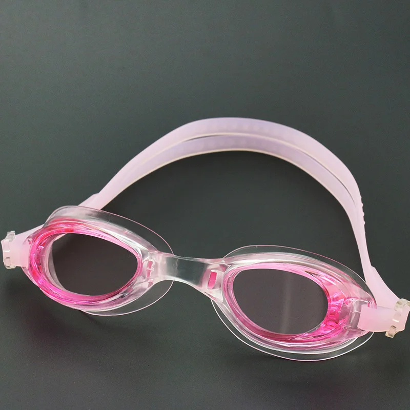 Professionel Barn Anti Tåge Svømning Briller Brillerne UV-Farvede Linse Dykning Svømme Briller B99
