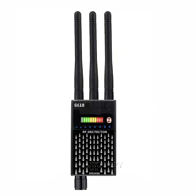Professionel G618 Detektor 3 Antenne Anti Spion RF CDMA-Signal Finder Til GSM-Fejl GPS Tracker Trådløs Skjult Kamera Aflytning