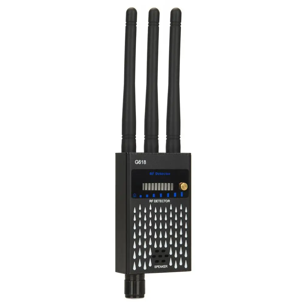 Professionel G618 Detektor 3 Antenne Anti Spion RF CDMA-Signal Finder Til GSM-Fejl GPS Tracker Trådløs Skjult Kamera Aflytning