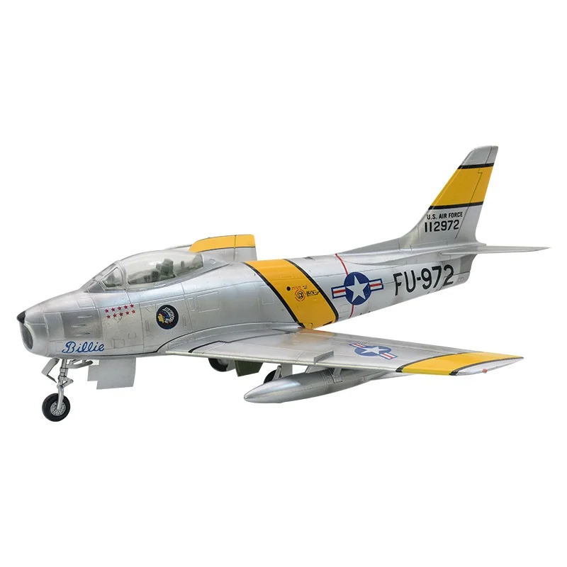 Præ-bygget 1/72 F-86 Sabre transsoniske jet fejet wing fighter F-86F fly hobby collectible færdige plast fly model