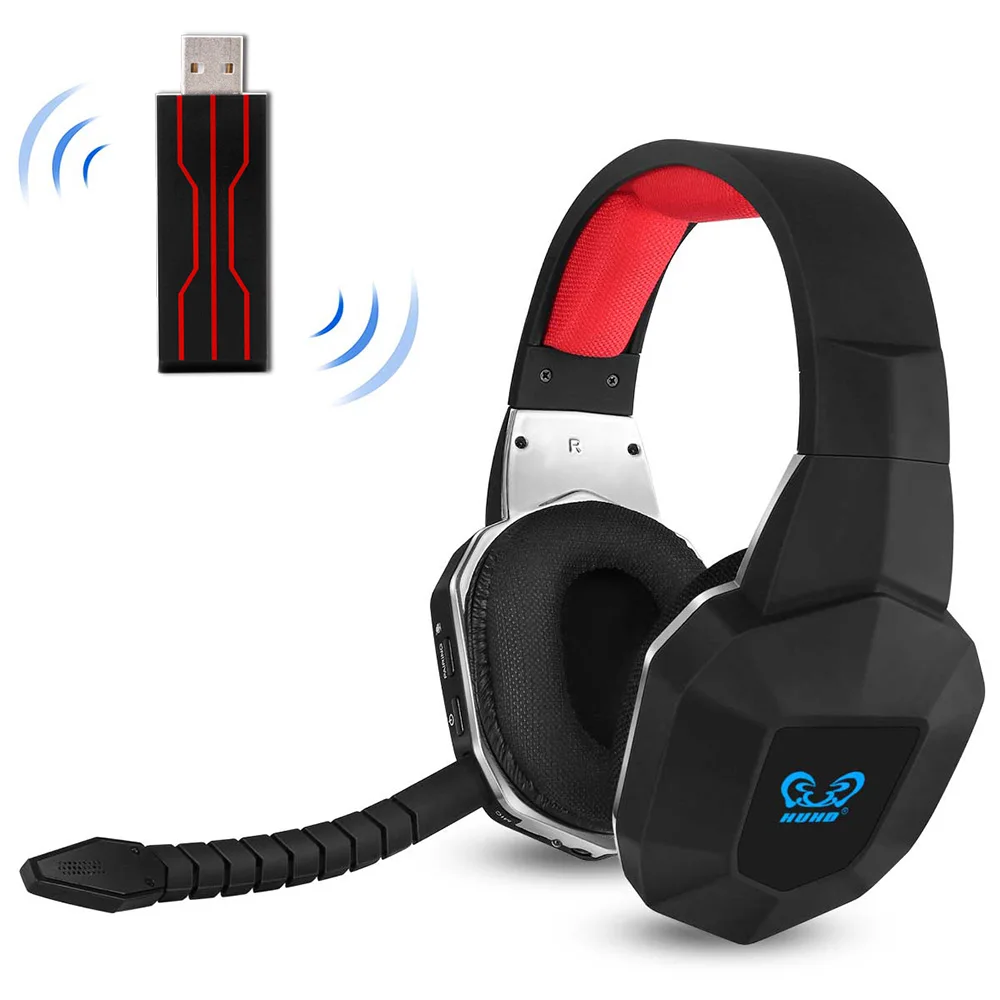 PS4 wireless gaming hovedtelefoner PC headset spillere uden forsinkelse 7.1 kanal USB-headset til PS4/PC/SWITCH/TV-video-gamere
