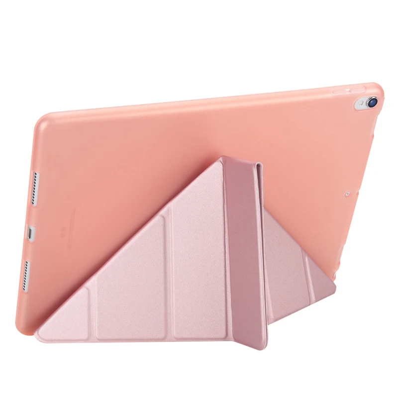 PU Læder taske til iPad Air Pro 9.7 10.2 10.5 10.9 11 2018 2020 Stå Folio Tilbage Smart Cover med Wake Sleep Fuction