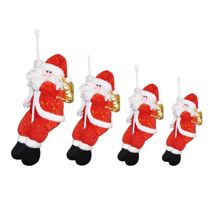 Reb Klatring Santa Claus Ornamenter Bruges til at Dekorere Haver, Indendørs og Udendørs, Indkøbscentre Osv.