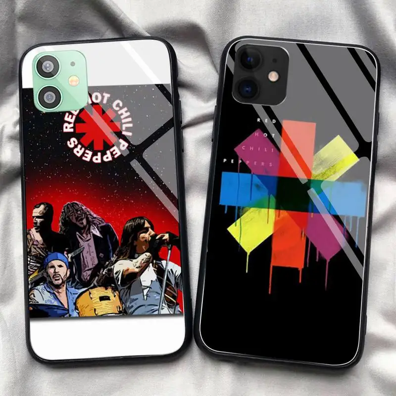 Red Hot Chili Pepper Flammer Telefon, Sag Hærdet Glas Til iPhone 11 Pro XR XS MAX 8 X 7 6S 6 Plus SE 2020 12 Pro Max Mini-sag