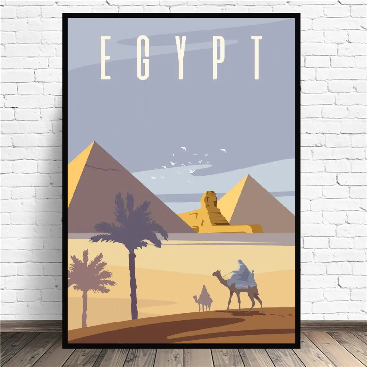 Rejser Til Egypten Kunst, Lærred, Plakat Print Hjem Wall Decor Maleri