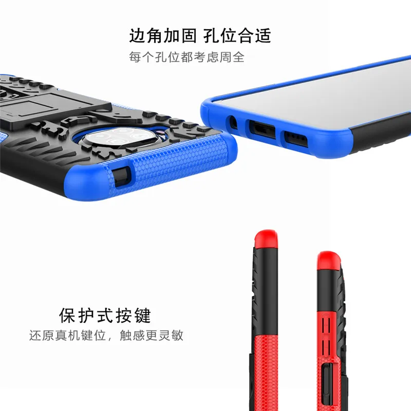 Rustning Dækning For Xiaomi Mi 10T Lite Tilfældet For Xiaomi Mi 10T PocoX3 Dække Stødsikkert Beskyttende Telefon Kofanger For Xiaomi Mi 10T Lite