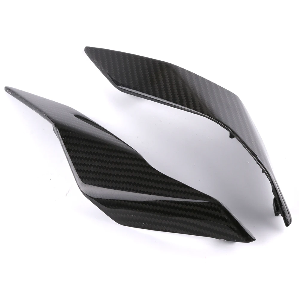 Røg s Carbon Fiber til Venstre, Højre Bageste Sæde Fairing Kits Side Panel Cover Til Yamaha MT10 MT 10 MT-10 2016 2017 2018
