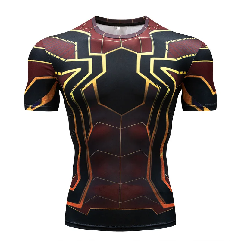 S-4XL Mænd 3D-Sport T-Shirt iron Man, Captain America, Thor T-Shirt Cosplay Kostume Halloween Film