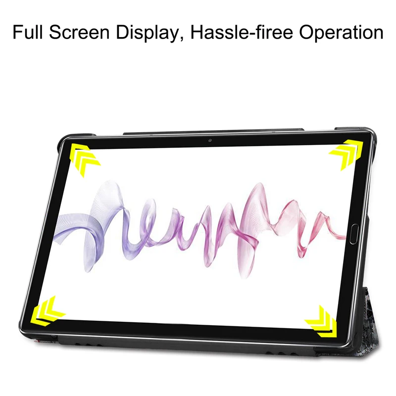 Sagen for Huawei MediaPad M6 10.8 Slim Magnetisk Folde Flip Stå Dække PU Læder taske til Huawei M6 10.8 Tablet Funda