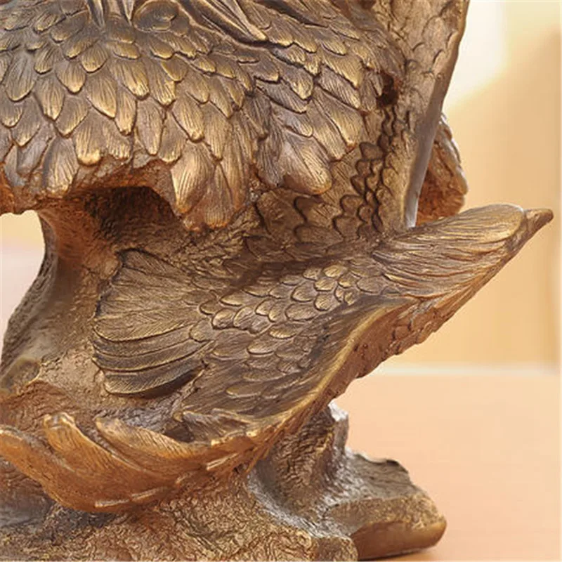 Salg Hawk Bust Skulptur Flyvende Ørn Statue Abstrakte Dyr Harpiks Kunst&håndværk, boligindretning kunstsamling Souvenir-L3216