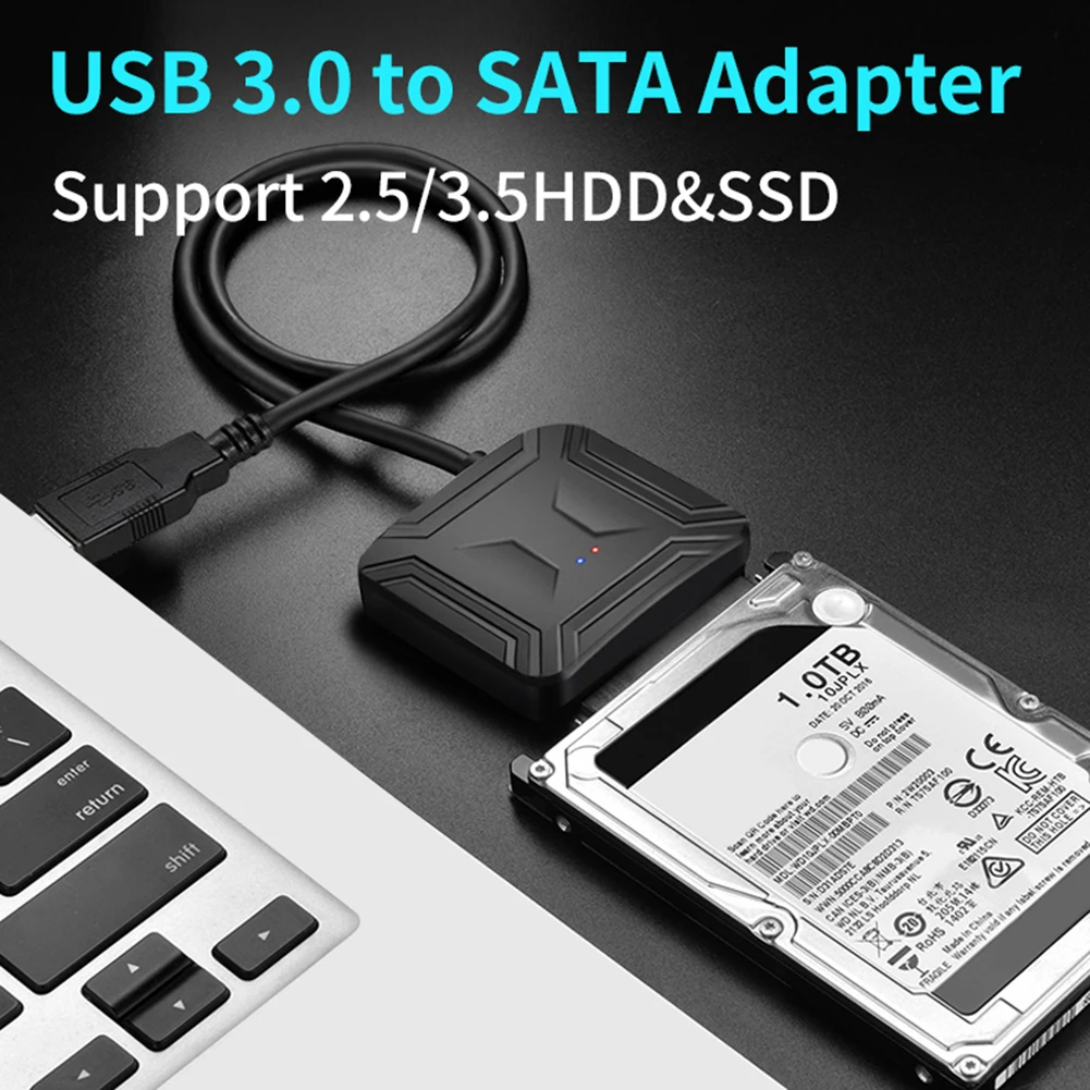 SATA III Harddisk Adapter Kabel 0.5 m SATA til USB-Kabel USB 3,0 til 2,5 3,5 tommer Ledning Adapter Kabel Konvertere Kabler