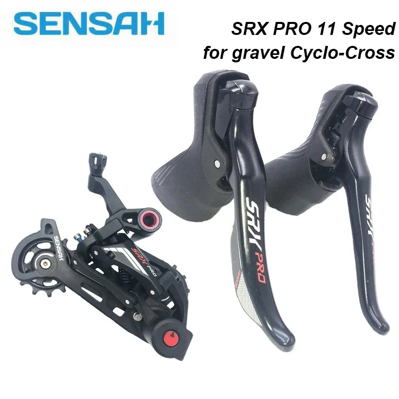 SENSAH SRX PRO 3kIts 1x11 Hastighed, 11s Vej Groupset, R/L Shifter for + Bag Derailleurs, grus-cykler Cyclo-Cross