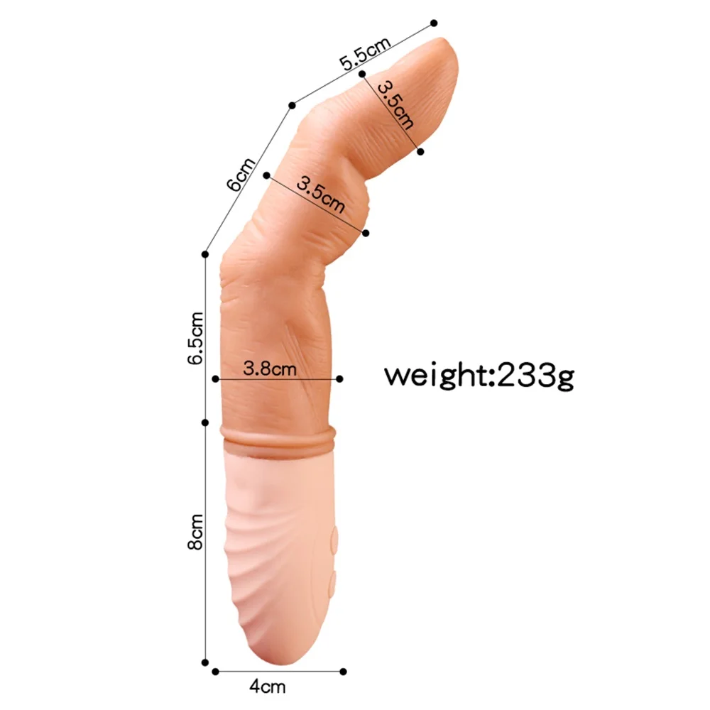 Sex Finger Vibrator Til Kvinder, Varme Vagina Dildo G-Spot Stimulator Klitoris Klimaks Vibrator Prostata massage Voksen Sex Legetøj