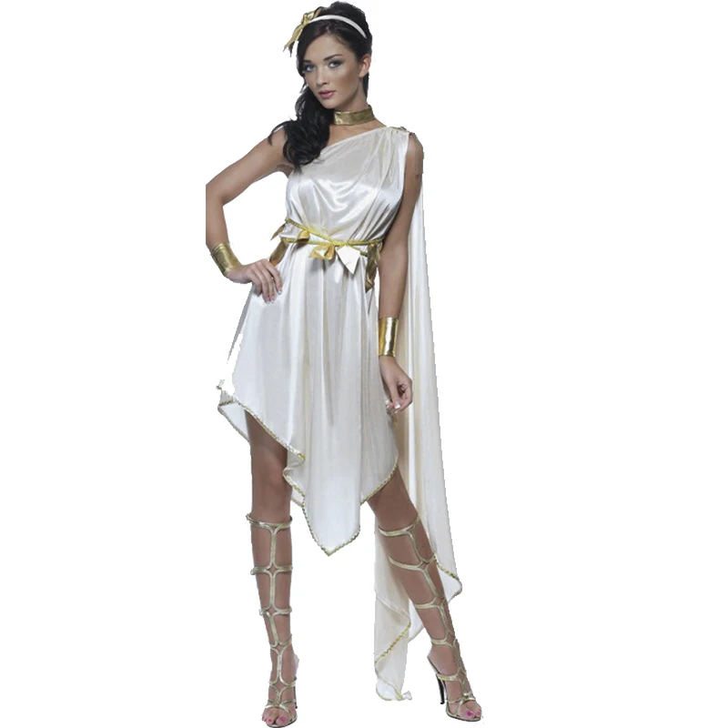gammel fortov ciffer På tilbud! Sexy Dame Græske Gudinde Athena Kostume Arabisk Romerske  Prinsesse Cosplay Halloween, Karneval Fest Fancy Kjole - Top > Iderammer.dk