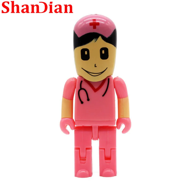 SHANDIAN læge sygeplejerske usb-flash-drev medicinsk pendrive, 4GB, 8GB, 16GB, 32GB, 64GB memory stick U disk hospital clinic nuværende