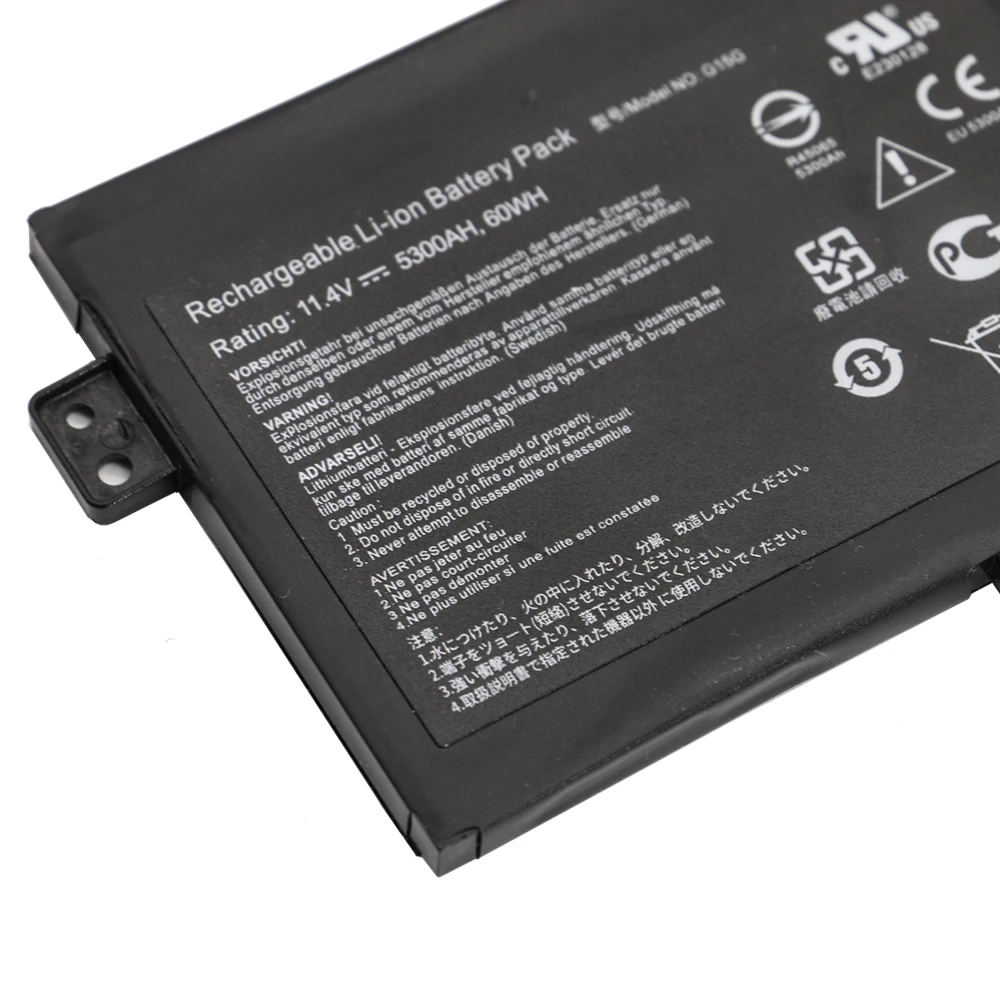 SHUOZB Laptop Batteri G15G For ThundeRobot 911 targa T6A T6C T5TB T6D For GIGABYTE SabrePro 15-W8 For MACHENIKE F117-S