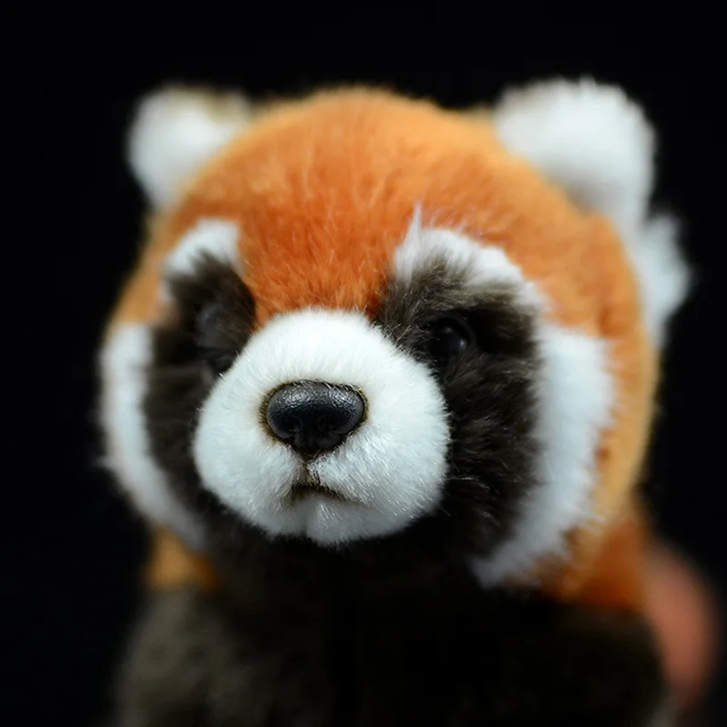 Simulering Røde panda Udstoppede Bamser Ailurus fulgens Mindre panda Dejlige Søde Dukker Bløde Dyr, Kawaii Børn Gave Samling
