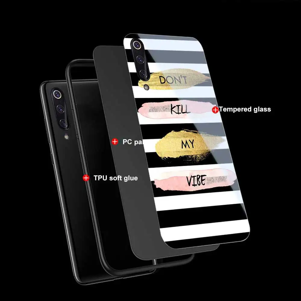 Sjov Tekst Tilfældet For Xiaomi Redmi Note 8 9 7 6 Pro 8T Mi Note 10 9 T 8 Pro SE A3 A2 Lite 6X F1 Poco X3 Hærdet Glas Telefon Funda