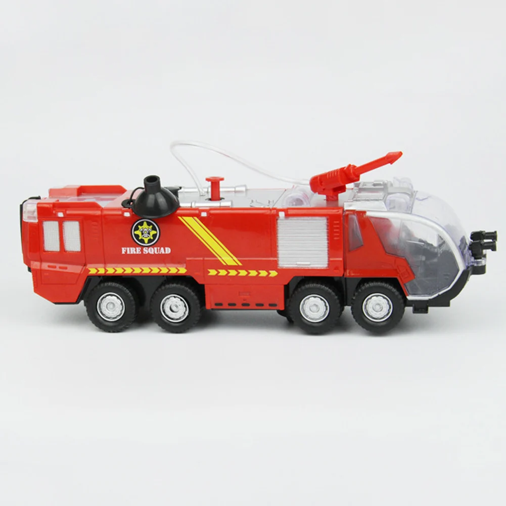Sjove Elektriske Brandmand Brand-Lastbil Musik, Lys, Lyd 360 Graders Sprøjte Vand Kids Pædagogisk Legetøj Gave