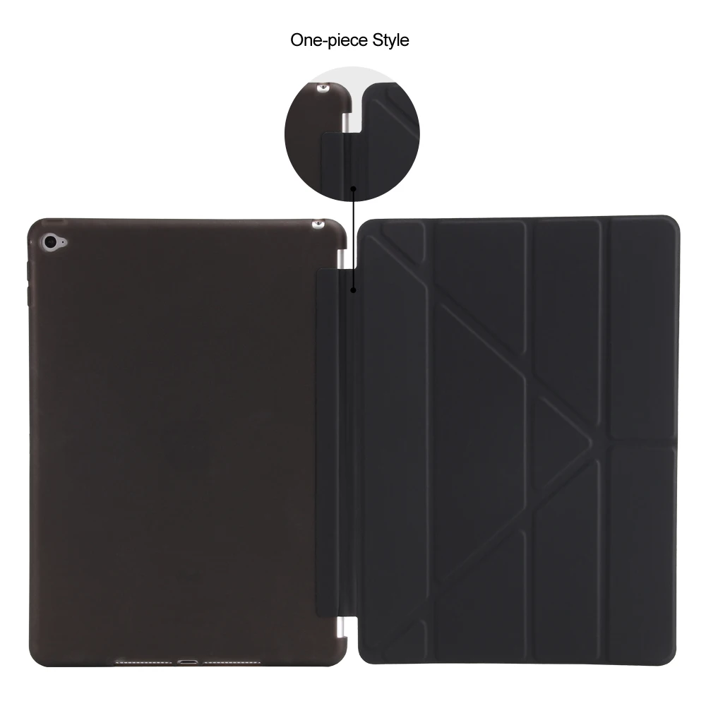 Smart Case Til Ipad Pro 10.5 Ultra Tynde Står PU+TPU Flip etui til ipad 6 5 4 3 2 Cover for iPad Mini 4 3 2 1 Tablet Case #K