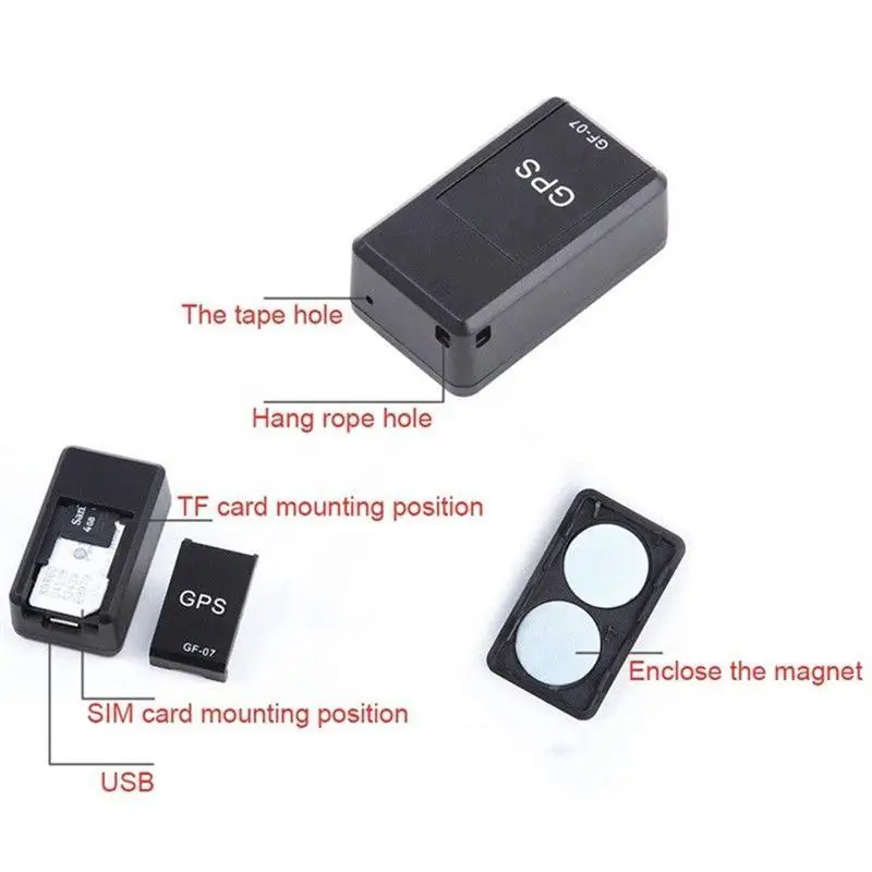 Smart Mini Gps Tracker Bil Gps Locator Stærk Real-Time Magnetic Lille GPS Tracking-Enhed, Bil, Motorcykel, Lastbil Børn, Teenagere Gamle