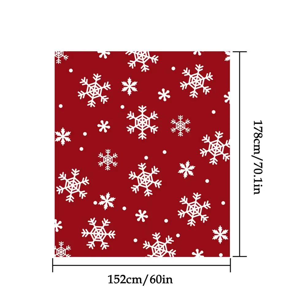 Snowflake Smide Tæppe Soft Varm Vinter Røde Tæpper Julegave Plys Sengetæpper Til Vinter Sengetøj Sofaen