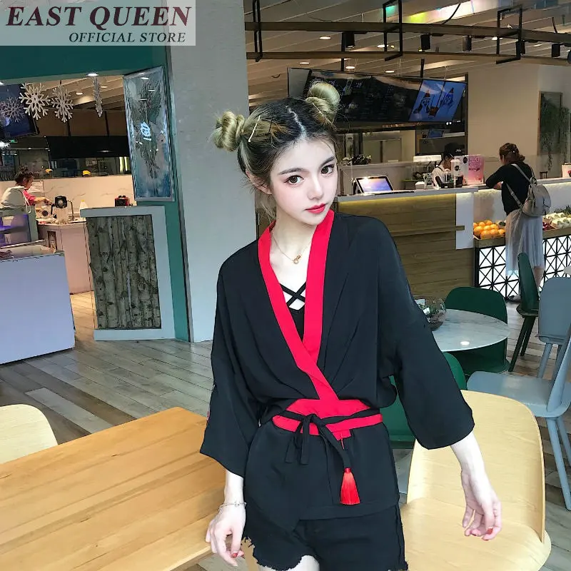 Sommeren 2019 kvinder bluse og toppe til kvinder langærmet cardigan kimono cardigan hot salg traditionelle japanske kimonoer FF563 EN