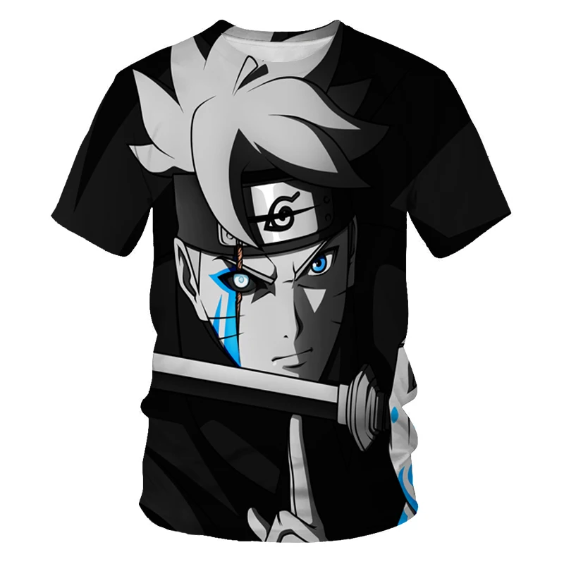 Sommeren naruto t-shirt mænd er t-shirts Anime naruto Harajuku Cool Kort Sleevetshirt Japansk Anime Sjove 3D-Printe top Streetwear